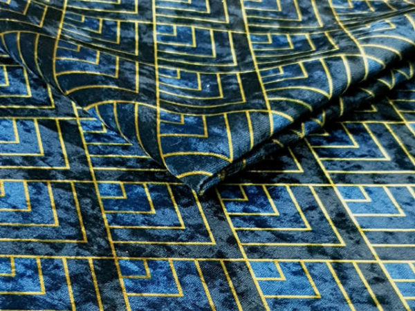 CRUSH VELVET Romby 02 ARTDECO